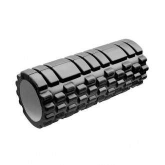 Busso 33Cm Tırtıklı Foam Roller Siyah Renk