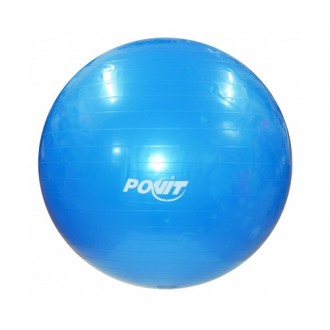 Povit 65 cm Pilates Topu Mavi Renk Gym Ball