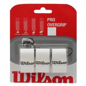 Wilson Pro Over Grip Beyaz 3`lü Paket