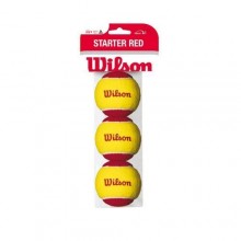 Wilson 3`lü Starter Easy Kırmızı Tenis Topu 8Yaş ITF Onaylı