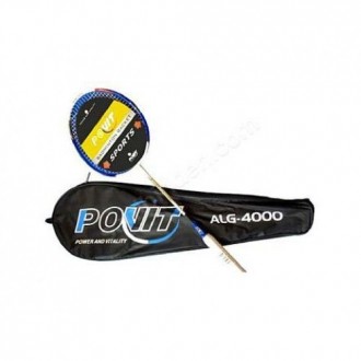 Povit ALG4000 Badminton Raketi Tek Parça Karbon Gövde
