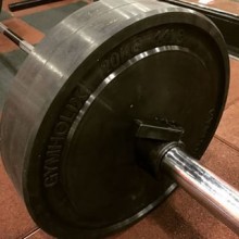 Gymholix 5 Kg Eko Bumper Plate Olimpik Plaka Siyah Renk