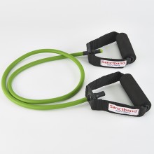 Sanctband Tubing with Handles Lime Green Orta Direnç Lastiği